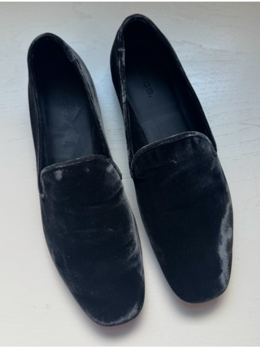 Vince Bray Velvet Smoking Loafers - Picture 3 of 15
